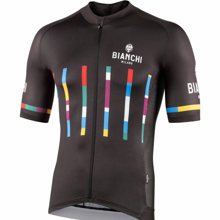 Hot * Bianchi Milano Fanaco Jersey Men'S