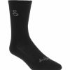 New * Sockguy Tall Black 6In Wool Sock