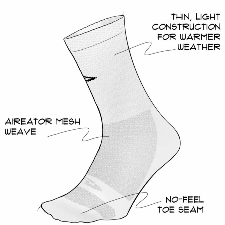 Wholesale * Defeet Levitator Lite 6In Sock