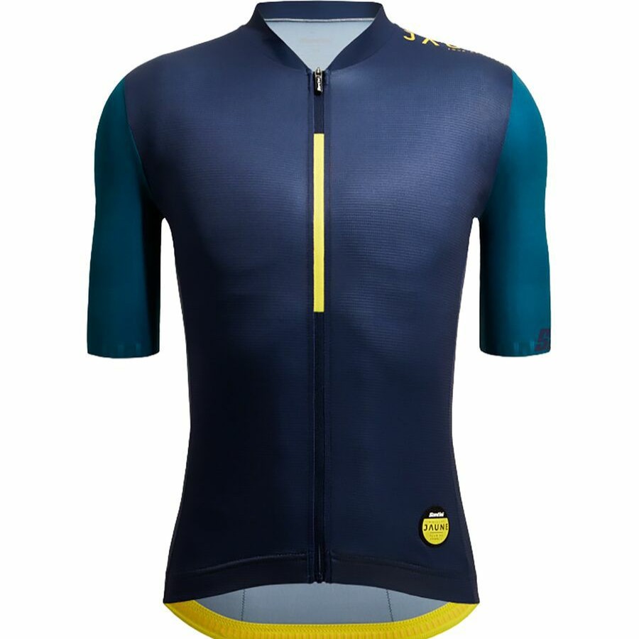 Best * Santini Le Maillot Jaune Allez Cycling Jersey Men'S