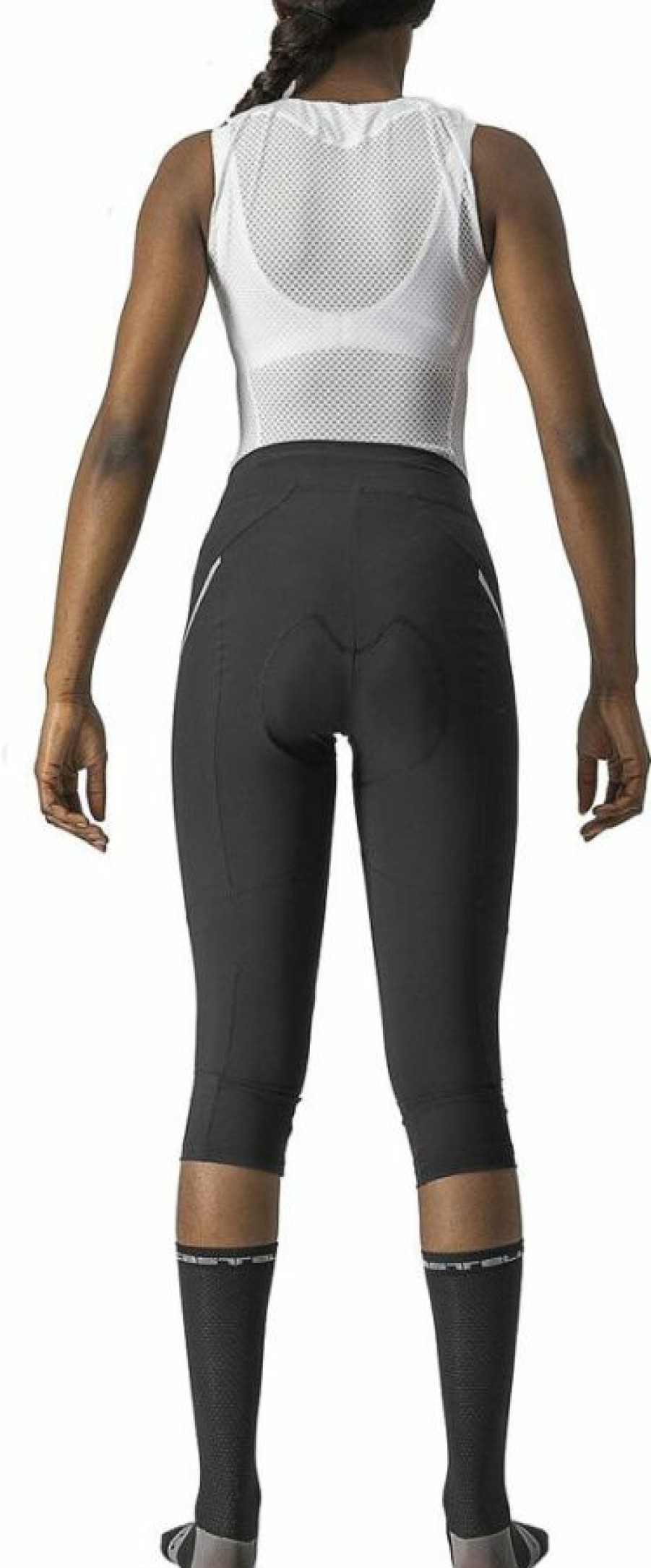 Best * Free Delivery Castelli Velocissima 3 Women'S 3/4 Bike Tights With Pad Trousers 3/4