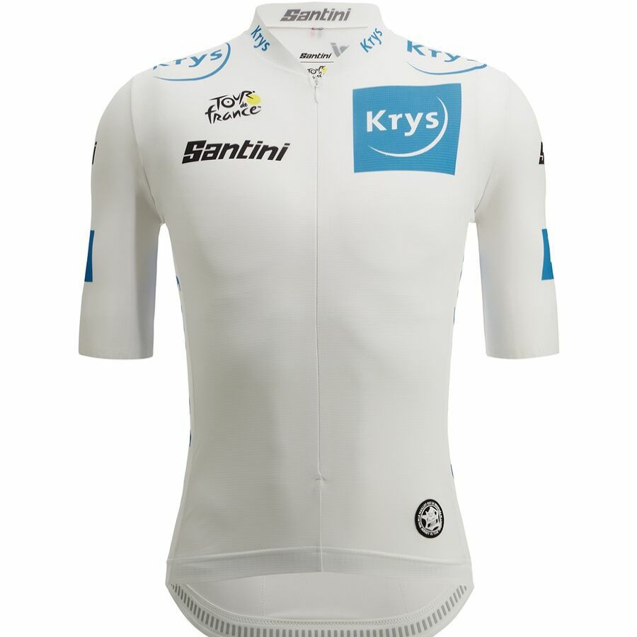 New * Santini Tour De France Official Team Best Young Rider Jersey Men'S