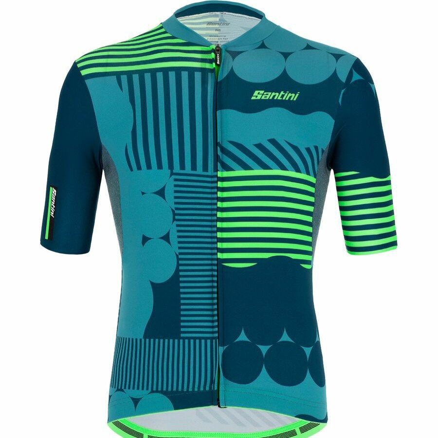 Best * Santini Delta Optic Short-Sleeve Jersey Men'S