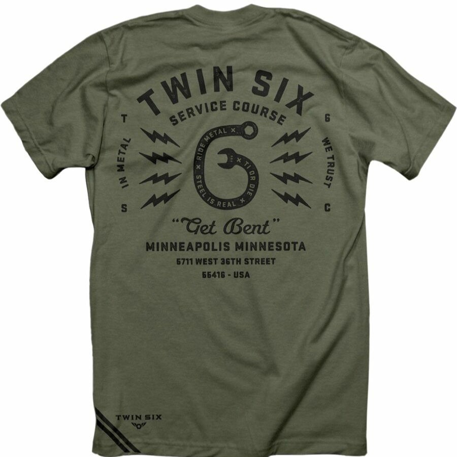 Best * Twin Six Get Bent T-Shirt Men'S